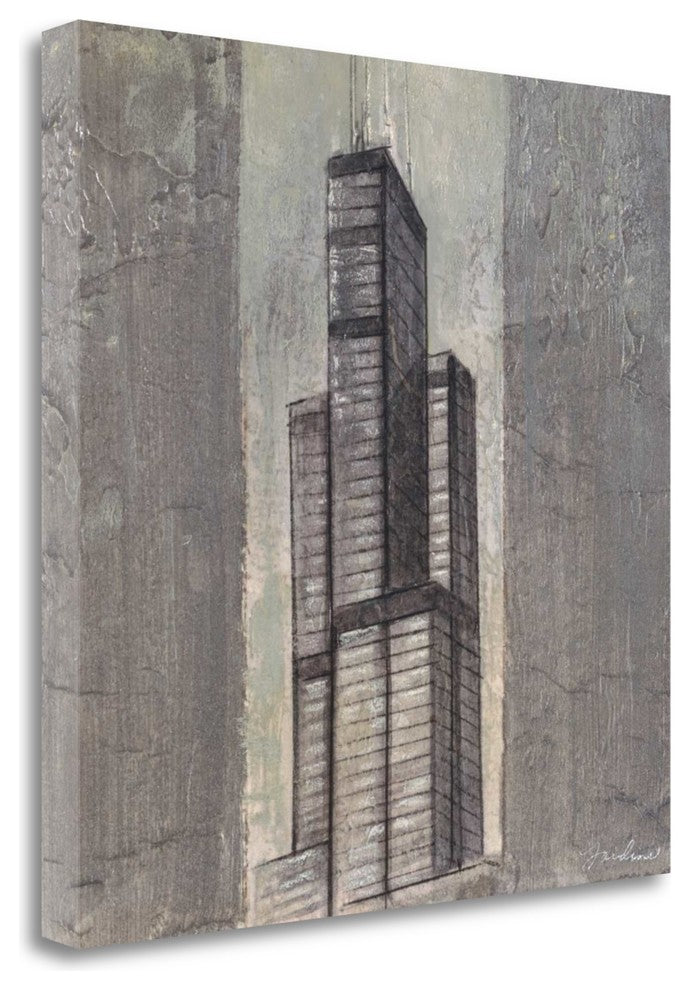 "Chicago I" By Liz Jardine, Giclee Print on Gallery Wrap Canvas, Ready to Hang