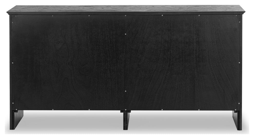 Safavieh Couture Tashalie 4 Door Wood Sideboard, Black