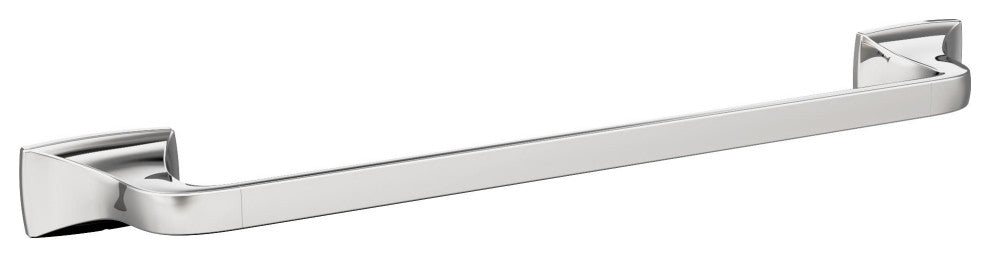 Amerock Highland Ridge Transitional Towel Bar, Chrome, 18" Center-to-Center
