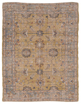 Morris Gold/Light Blue Karissa Distressed Moroccan Accent Rug, 5' X 7'