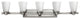Hinkley Avon Extra Large Five Light Vanity, Brushed Nickel