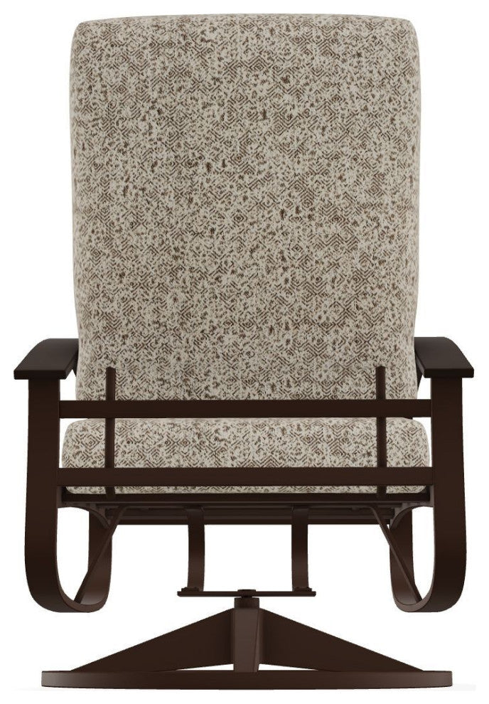 Belle Isle Cushion Outdoor Swivel Rocker, Restore Sparrow/Kona