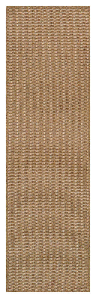 Oriental Weavers Karavia Collection Sand Solid Indoor/Outdoor Rug 5'3"X7'6"