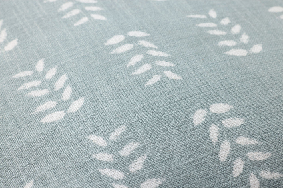 Chris Loves Julia x Loloi Tully Light Blue 18'' x 18'' Cover With Poly Pillow