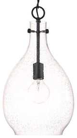 Capital Lighting 349011 Brentwood 10"W Mini Pendant - Matte Black