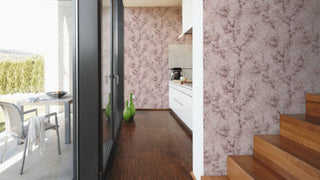 Floral Textured Wallpaper Featuring Tree Branches And Leaves, 374204