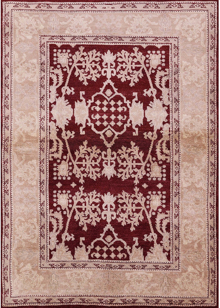 Ahgly Company Indoor Rectangle Mid-Century Modern Area Rugs, 7' x 9'