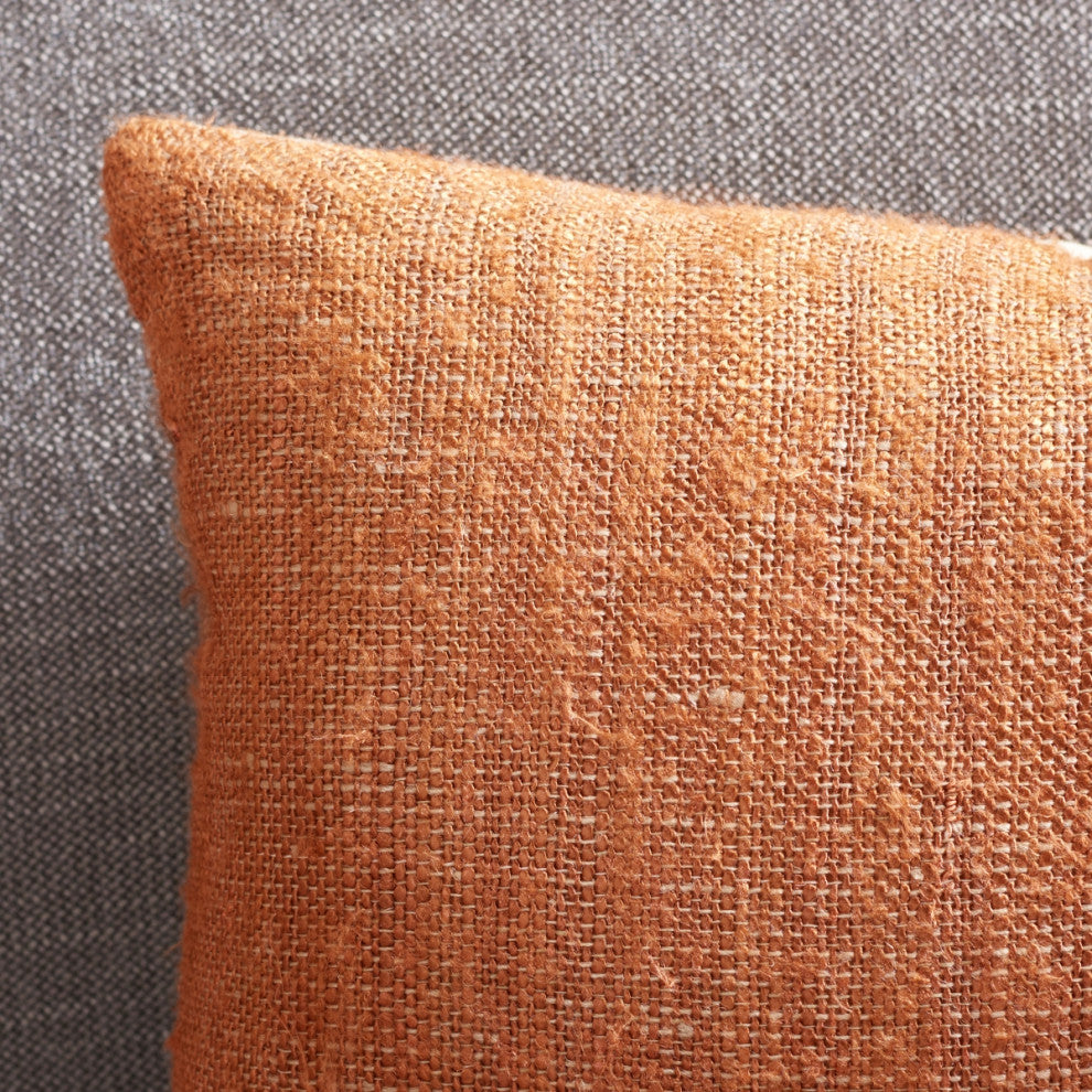 Safavieh Rowe Pillow, Rust
