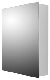 Euroline Medicine Cabinet, 16"x26", Polished Edge, Surface Mounted
