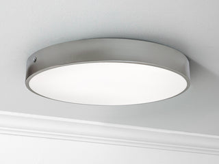 Bailey 19" LED Flush Mount, Satin Nickel