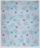 30 x 40 in Easter Bunnies and Eggs Throw Blanket, After Rain Blue
