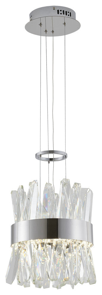 Bethel International LX61P10CH 1-Light LED Pendant, Chrome