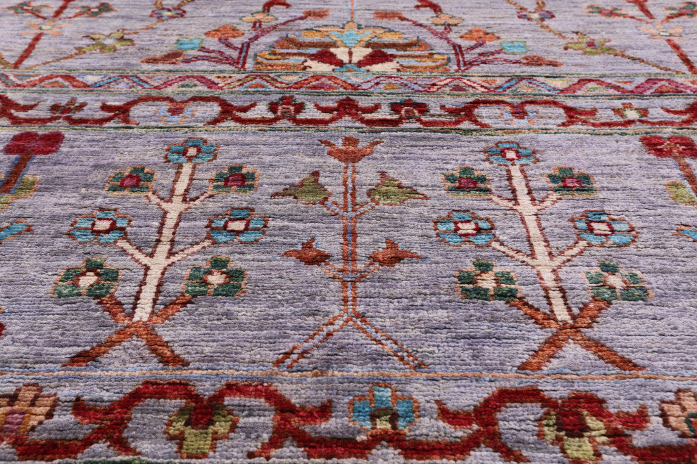 Handmade Persian Tabriz Wool Rug 9' 1" X 12' 0" Q7539