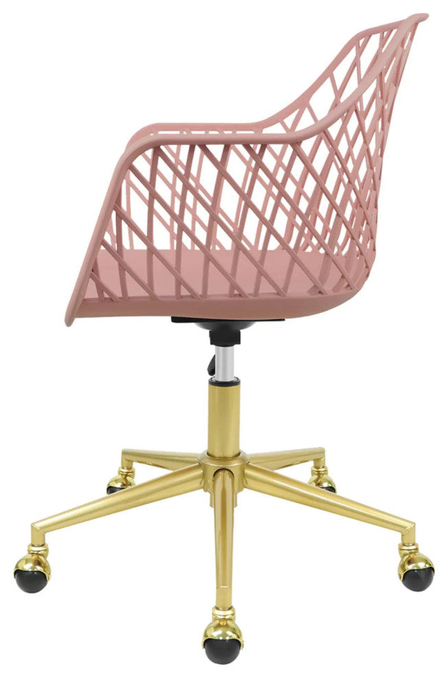 Robin Swivel Vanity Chair, White