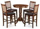 5 Pc Counter Height Dining Set - Counter Height Table And 4 Kitchen Bar Stool
