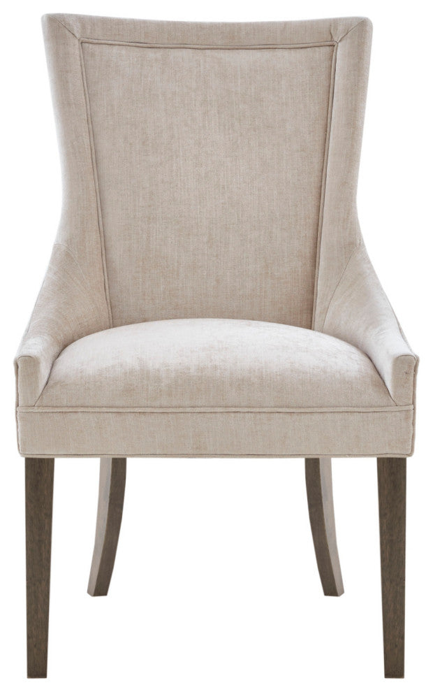 Madison Park Signature Ultra All-Over Welting, Cream, Dining Chairs, Set of 2
