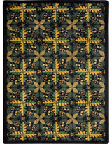 Kaleidoscope Rug, Tahoe, 5'4"x7'8", Black