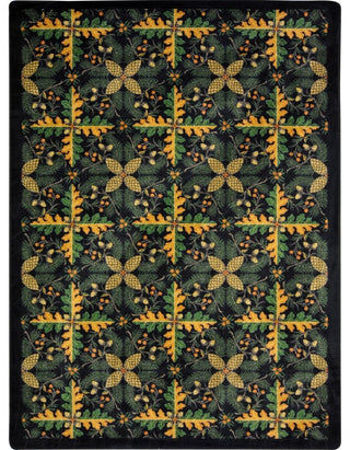 Kaleidoscope Rug, Tahoe, 5'4"x7'8", Black