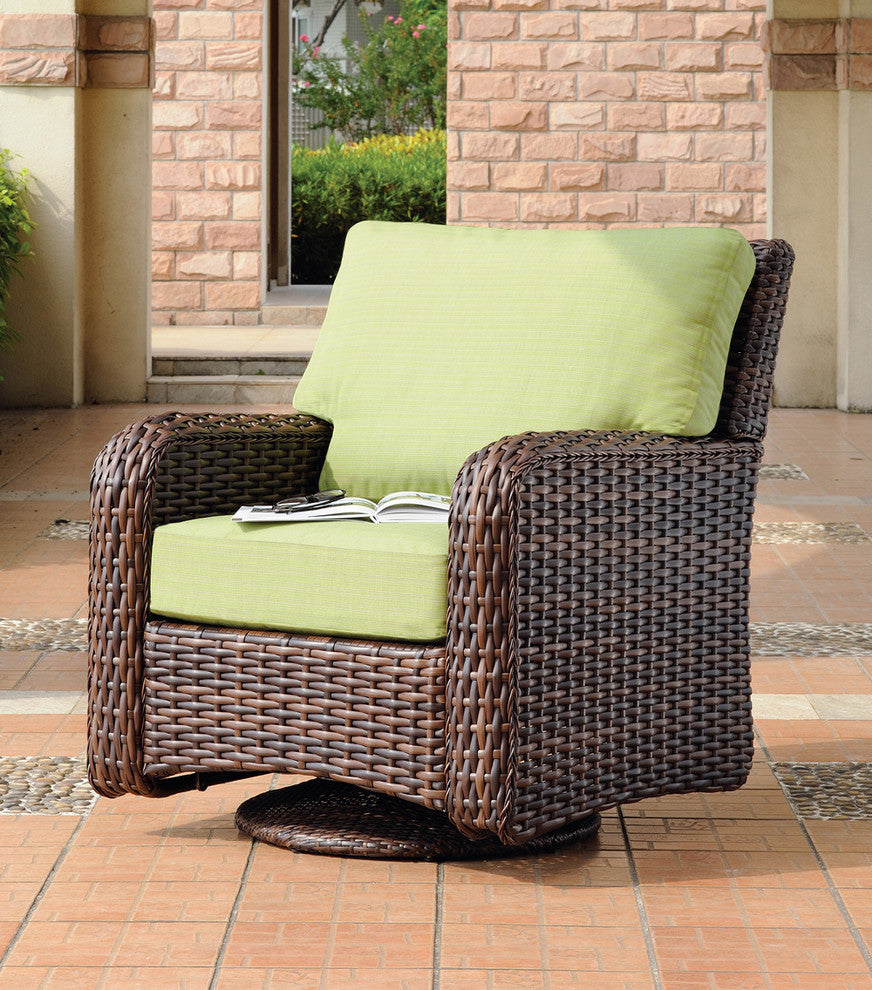 St. Tropez Swivel Glider, Cornsilk