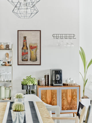 "Carlsberg Time" Framed Painting Print, 24"x36"