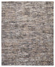 Weave & Wander Clarkson Rug, Gunmetal/Silver Blue, 9ft-6in x 13ft-6in