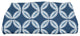 Tidepool, Geometric Print Bath Towel, Blue