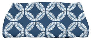 Tidepool, Geometric Print Bath Towel, Blue