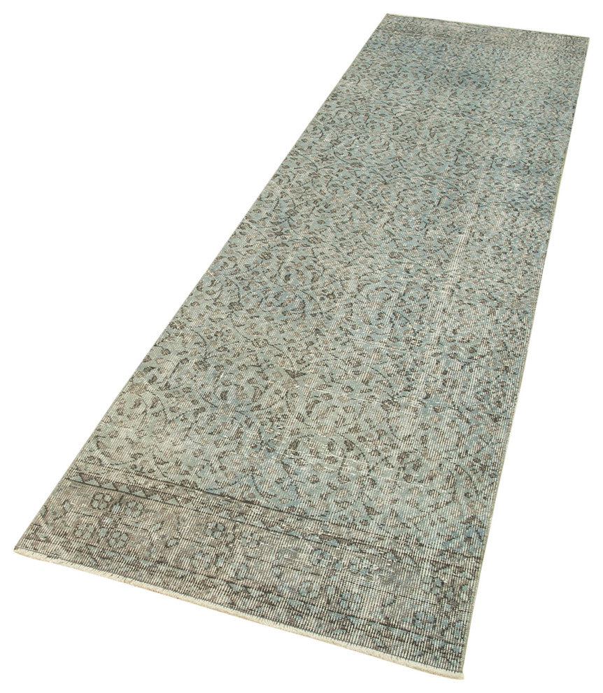 Rug N Carpet - Handmade Oriental 2' 7" x 9' 11" Wool Floor Runner Rug