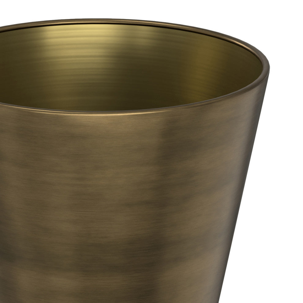 Leyla Side Table, Antique Brass