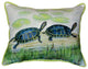 Betsy Drake Two Turtles Extra Large 20 X 24 Indoor / Outdoor Pillow