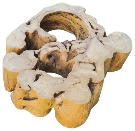 Ficus Wood Coffee Table Base