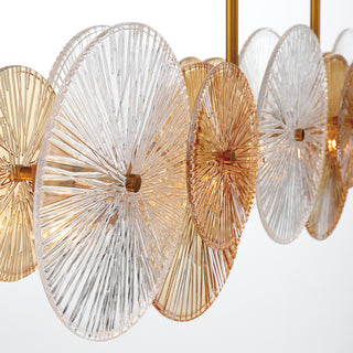 Sue-Anne 8-Light Chandelier, Plated Brass