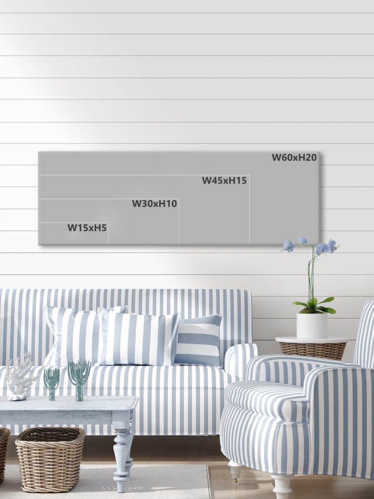 "Power of Positivity" Framed Painting Print, 45x15