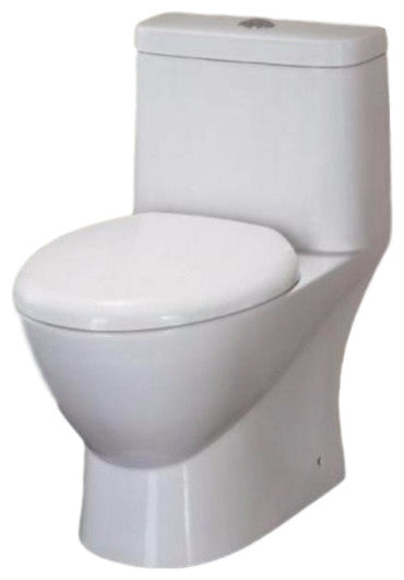 Dual Flush One Piece Eco-Friendly High Efficiency Low Flush Ceramic Toilet
