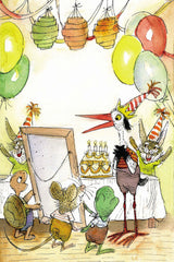 "Birthday Party" Painting Print on Canvas by Curtis