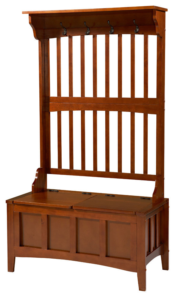 Linon Hall Tree With Storage Bench