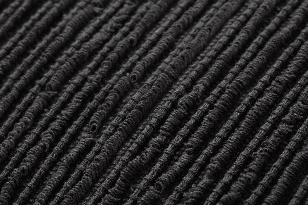 Jean Stoffer x Loloi Theodore Black 22'' x 22'' Pillow Cover Only