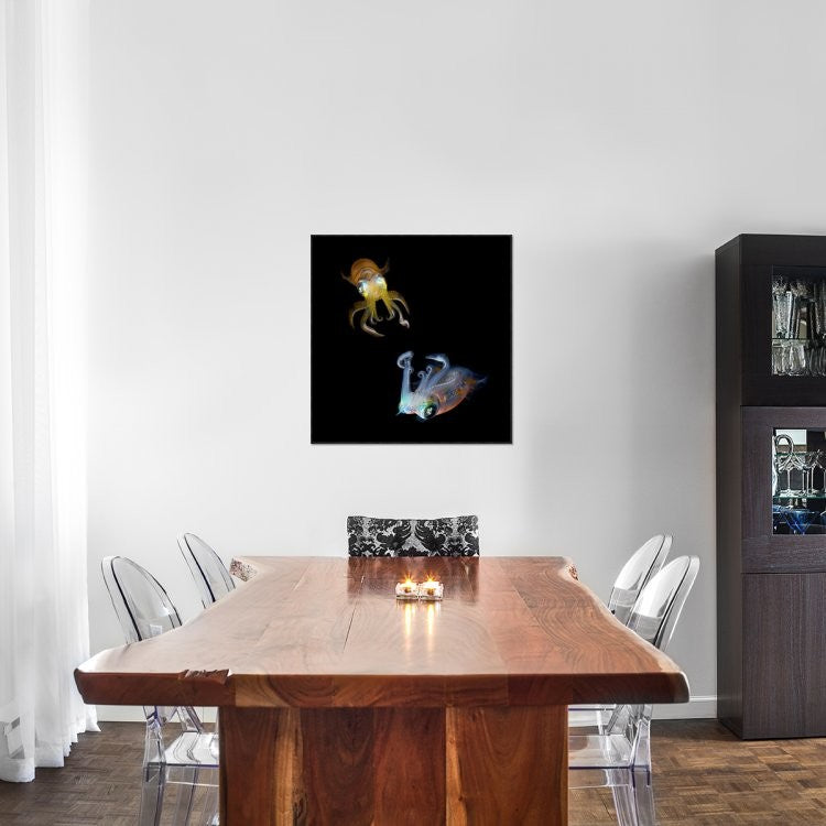 "Sea Jewels" Framed Canvas Giclee by Andrey Narchuk, 30x31"