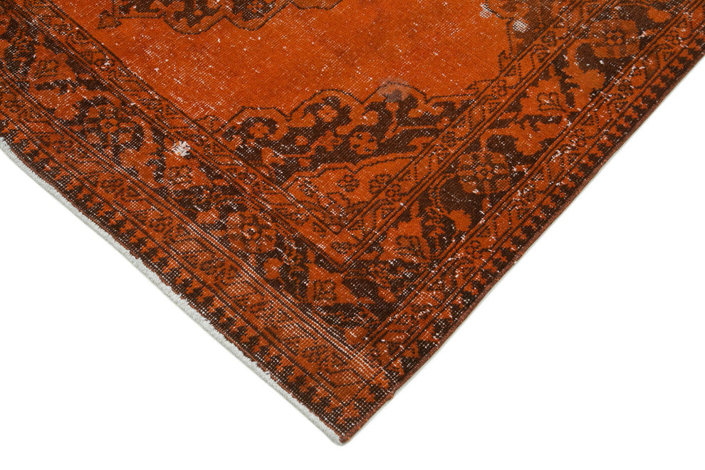 Rug N Carpet - Hand-knotted Anatolian 4' 10" x 13' 6" Rustic Runner Rug