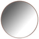 Round Framed Wall Mounted Bathroom Vanity Mirror, Brushed Rose;, 32" X 32"