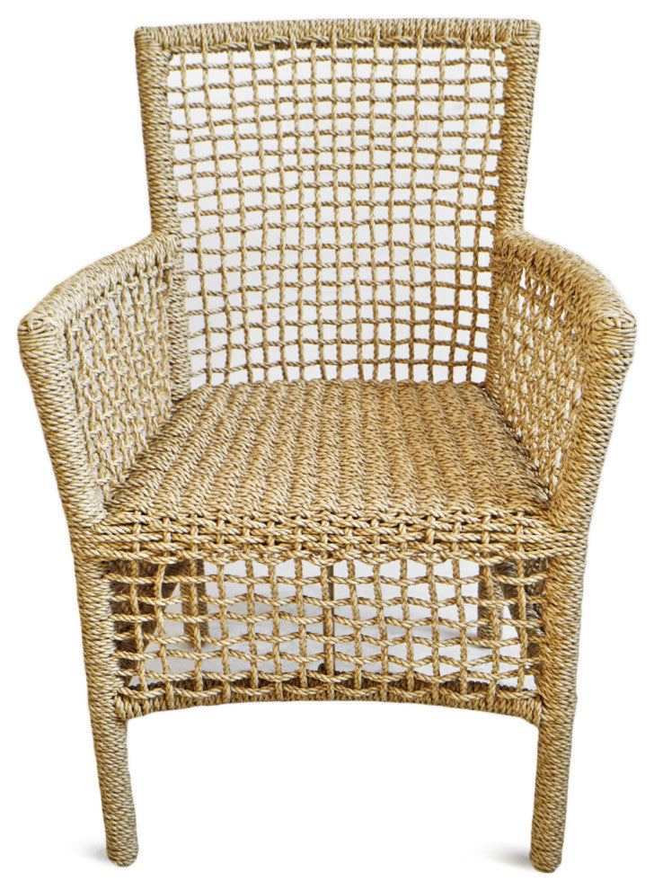 Outdoor Rope Dining Arm Chair
