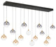 Iissa 14L 72" Gold Mix Chandelier