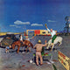 "Photos on Fake Broncos" Painting Print on Canvas by John Falter