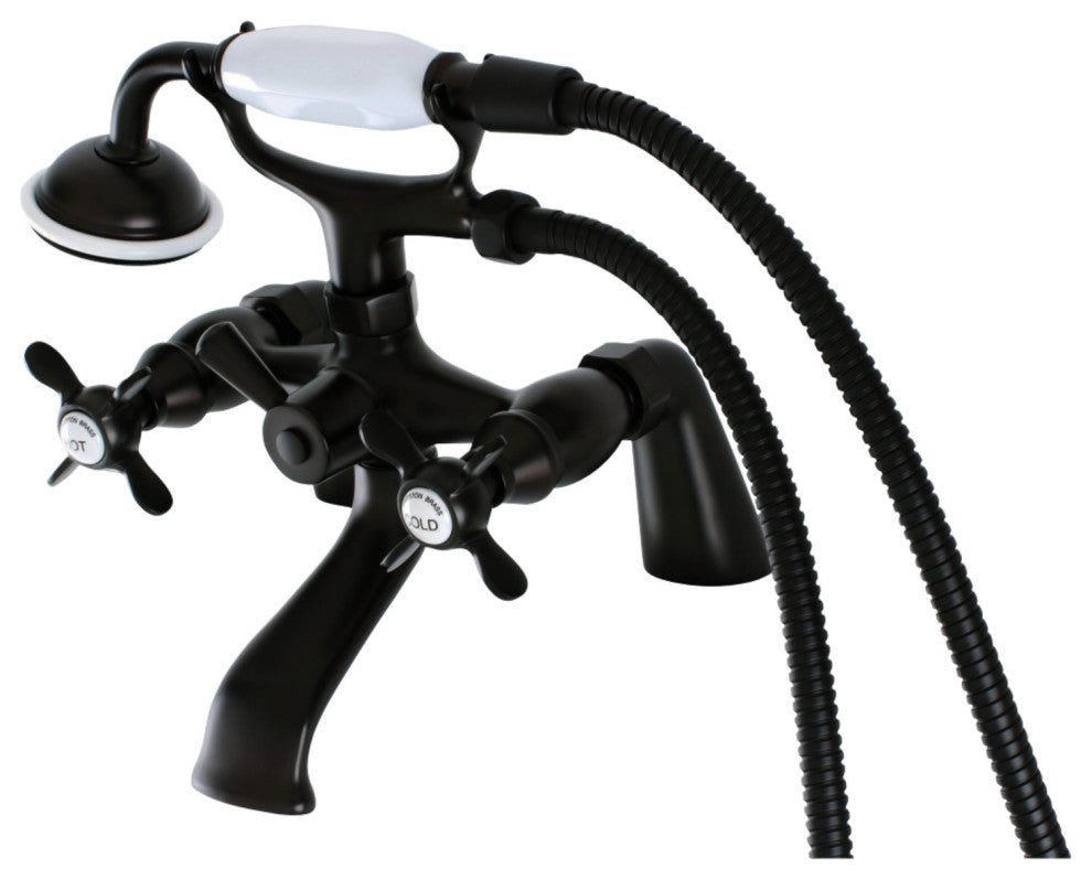 Kingston Brass Clawfoot Tub Faucet With Hand Shower, Oil Rubbed Bronze