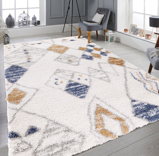 Noori Rug Shag Nolan Ivory/Gold Rug