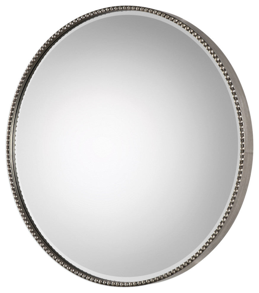Uttermost Stefania Beaded Round Mirror