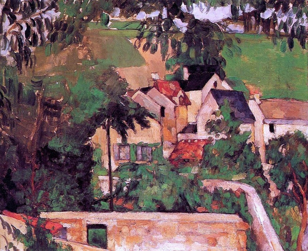 Paul Cezanne A Landscape at Auvers Wall Decal