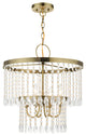 Antique Brass Transitional, Dazzling, Modern Classic, Pendant Chandelier