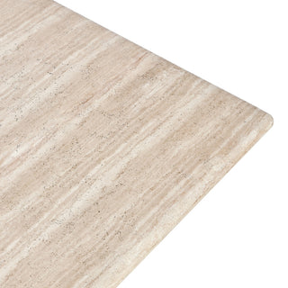 Aiden 87" Outdoor Dining Table, Beige