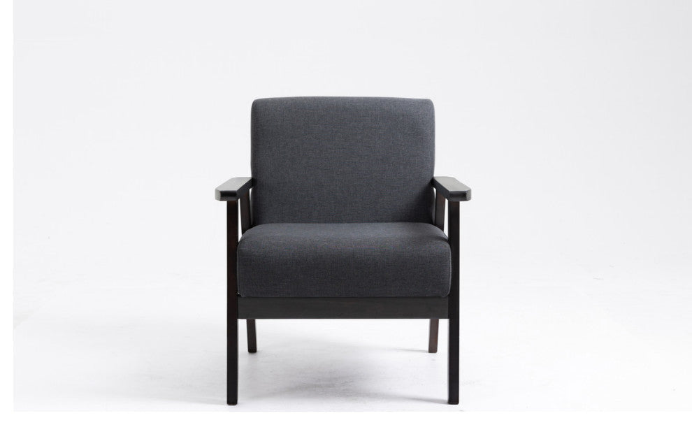 Bahamas Linen Chair, Dark Gray